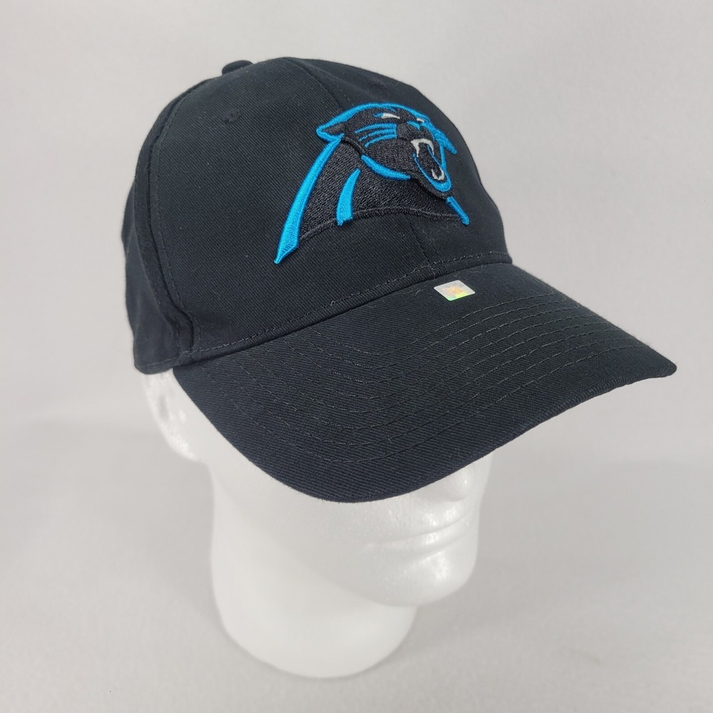 Carolina Panthers Hat Cap Mens Black‎ Strapback NFL Football